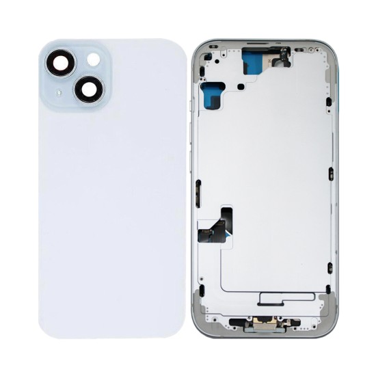 Tampa Traseira com Frame+Flex+Vibrator Apple iPhone 15 Azul